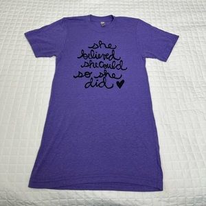 She Believed She Could So She Did XS Tee